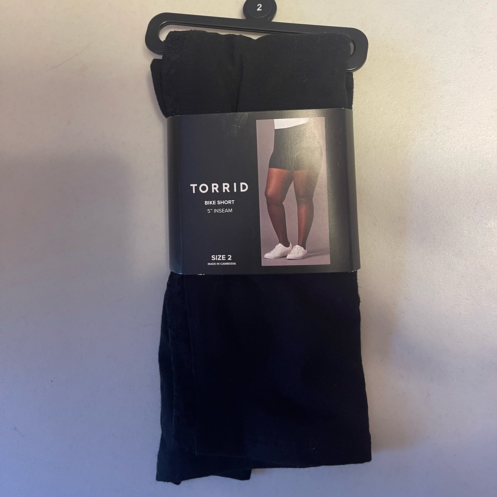 Black Torrid Bike Shorts